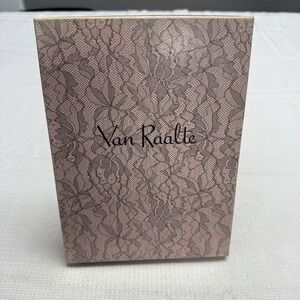 2-Vtg 50s VAN RAALTE Mirage 30 White 10 M Nylon Hose Stockings Seams New 1 Box